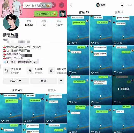 图片[2]-情感故事对话号教学，手机操作，吸粉能力超强的起号思路，值得学习-臭虾米项目网