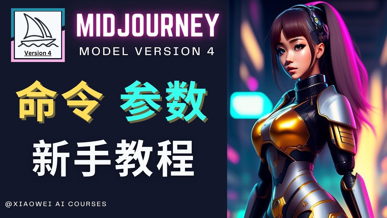 Midjourney新手入门教程，轻松创作顶级图像，命令参数-新手教程-臭虾米项目网