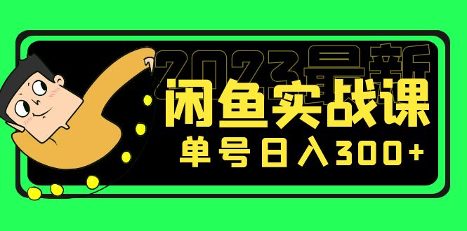 花599买的闲鱼项目：2023最新闲鱼实战课，单号日入300+（7节课）-臭虾米项目网