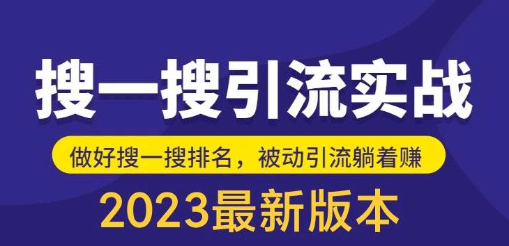 外面收费980的最新公众号搜一搜引流实训课，日引200+-臭虾米项目网
