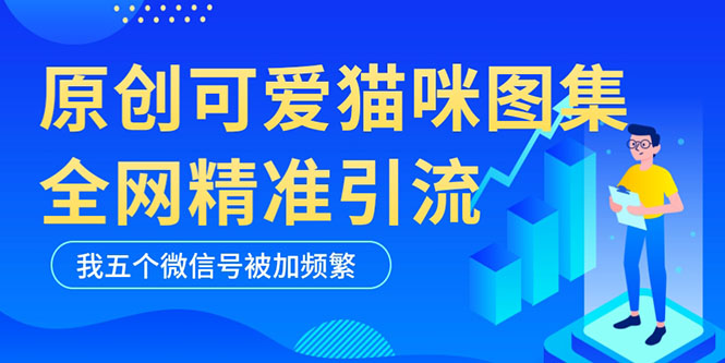 黑科技纯原创可爱猫咪图片，全网精准引流，实操5个VX号被加频繁-臭虾米项目网