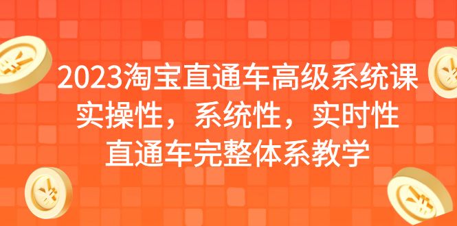 2023淘宝直通车高级系统课，实操性，系统性，实时性，直通车完整体系教学-臭虾米项目网
