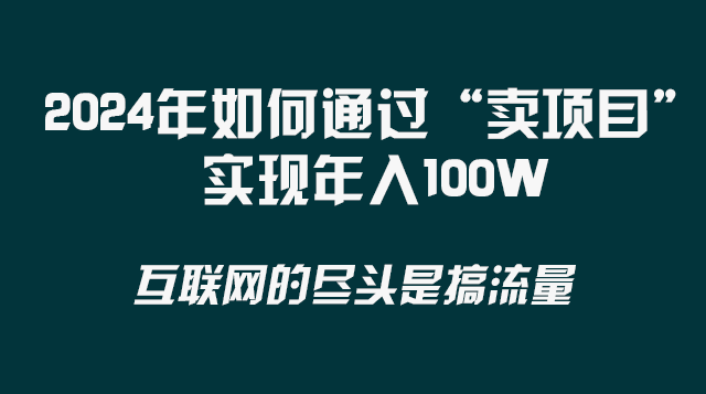 2024年如何通过“卖项目”实现年入100W-臭虾米项目网