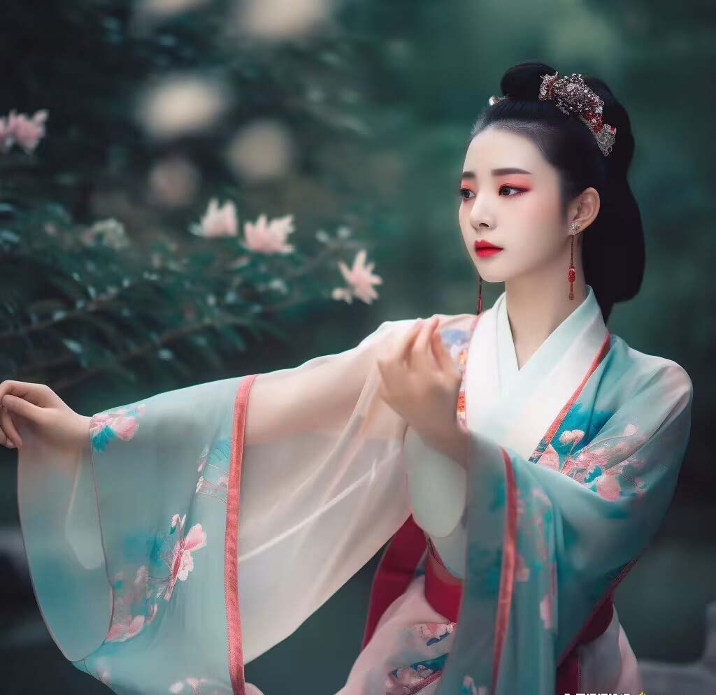 图片[2]-Midjourney关键词-AI生成中国风古装汉服美女人像提示关键词-臭虾米项目网