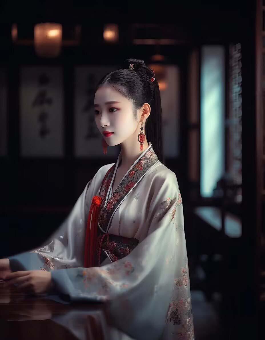 图片[7]-Midjourney关键词-AI生成中国风古装汉服美女人像提示关键词-臭虾米项目网