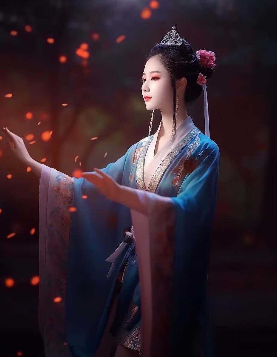 图片[8]-Midjourney关键词-AI生成中国风古装汉服美女人像提示关键词-臭虾米项目网