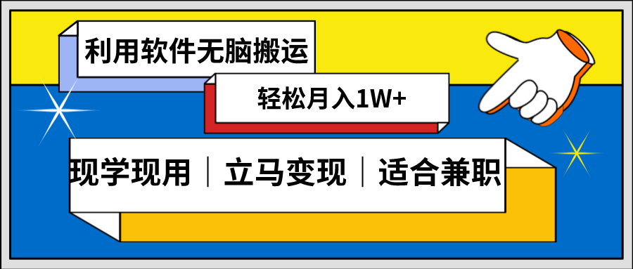 低密度新赛道 视频无脑搬 一天1000+几分钟一条原创视频 零成本零门槛超简单-臭虾米项目网