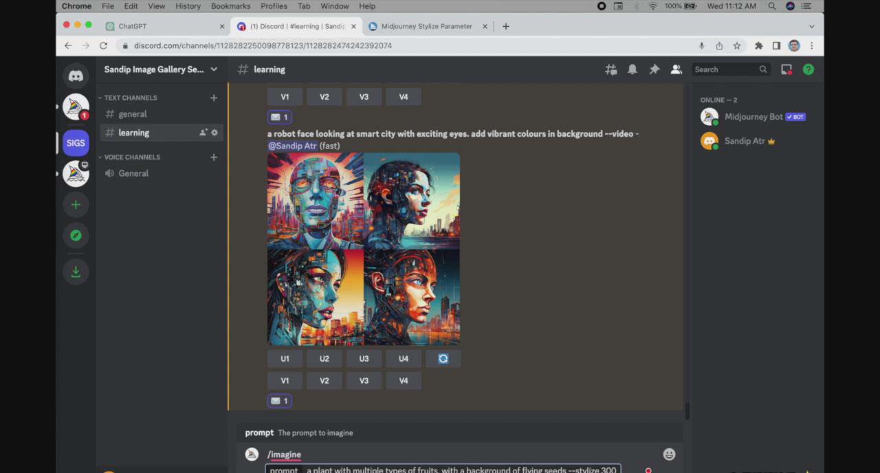 图片[3]-ChatGPT4 和 MidJourney AI 绘画聊天革命性指南教程-33节视频课-中英字幕-臭虾米项目网