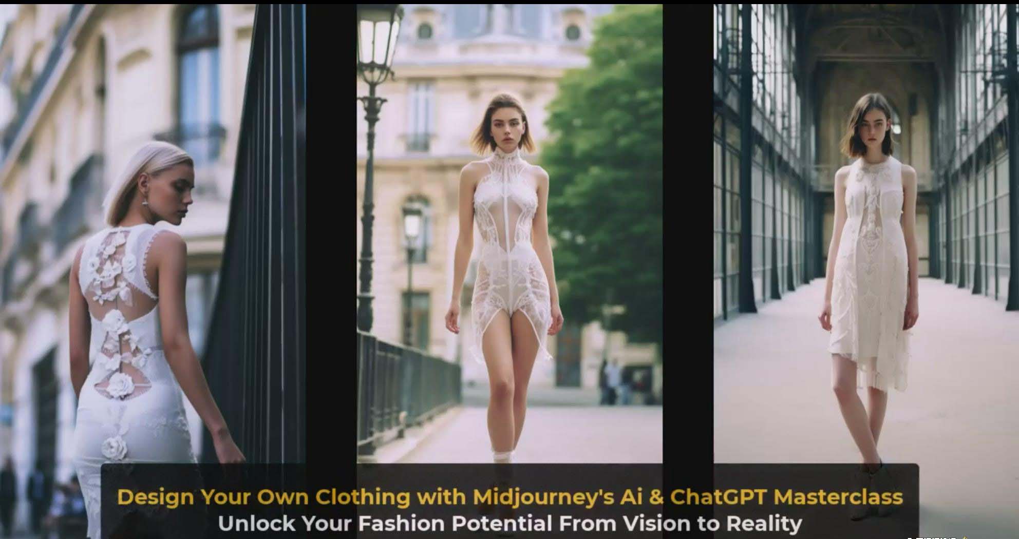 图片[5]-利用 Midjourneys Ai 人工智能设计自己的服装AI大师班-10节课-中英字幕-臭虾米项目网