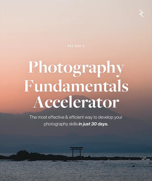 图片[2]-网红摄影师Pat Kay – 30天摄影基础知识加速器教程-30节课-中英字幕-臭虾米项目网