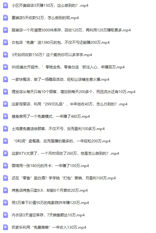 图片[9]-真实有效391套商业模式，年入几十到几百万案例解析（电子书+视频+图文）-臭虾米项目网