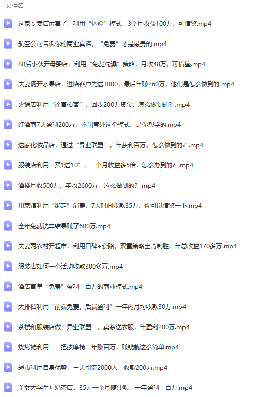 图片[8]-真实有效391套商业模式，年入几十到几百万案例解析（电子书+视频+图文）-臭虾米项目网