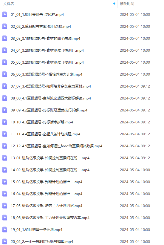 图片[2]-2024单品正价起号，直播素材投流选品：选品课 投流课 素材课 卡首屏/100节-臭虾米项目网