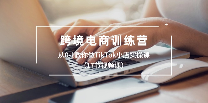 跨境电商训练营：从01教你做TikTok小店实操课（17节视频课）-臭虾米项目网