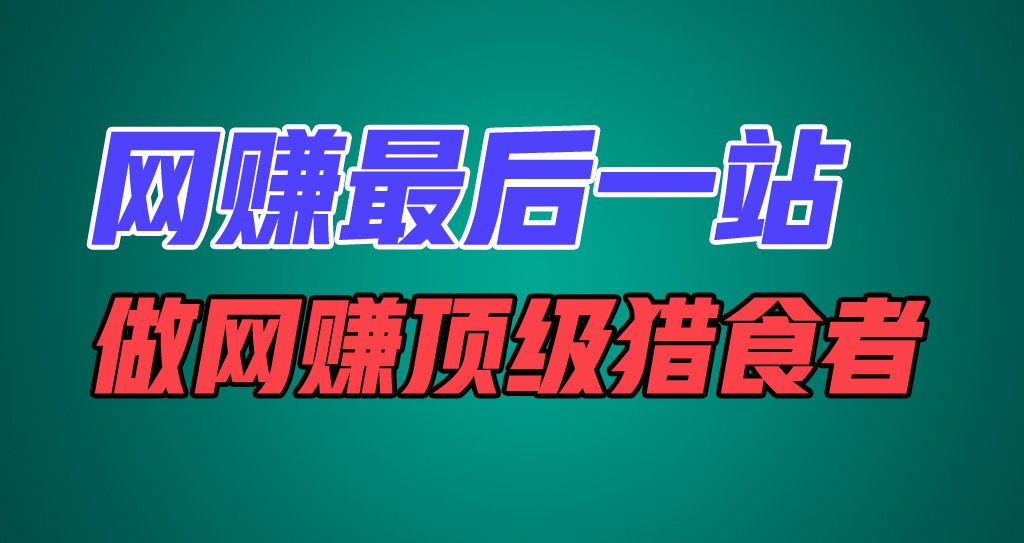 网赚最后一站，卖项目，做网赚顶级猎食者-臭虾米项目网