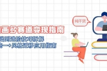 AI绘画多赛道变现指南：MJ基础到进阶技巧拆解，角色统一+风格迁移应用指南-臭虾米项目网