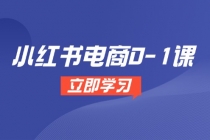 小红书电商0-1课，开店选品全流程，多平台素材处理与爆款笔记制作-臭虾米项目网