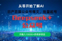 日产百篇公众号爆文，批量起号，月稳入10000+的奇妙项目-臭虾米项目网