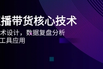 AI直播带货核心技术，主播话术设计，数据复盘分析，AI智能工具应用-臭虾米项目网