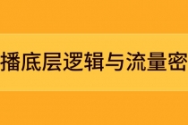 直播底层逻辑与流量密码：定位模型+案例拆解，急速流承接与数据优化全攻略-臭虾米项目网