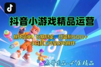 【抖音小游戏项目第二期】操作简单，长期稳定，日盈利500+，小白和工作...-臭虾米项目网