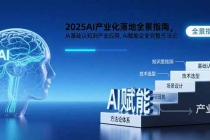 2025AI产业化落地全景指南，从基础认知到产业应用，AI赋能企业完整方法论-臭虾米项目网
