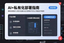AI+私有化部署指南 爆款标题技巧/图文批量生成/视频制作优化/突破创作瓶颈-臭虾米项目网