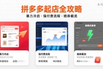 拼多多起店全攻略，暴力冷启，强付费流程，暗券截流，5-7月已验证的方法-臭虾米项目网