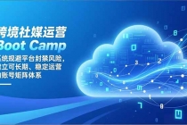 跨境社媒运营Boot Camp：系统规避平台封禁风险，建立可长期、稳定运营的账号矩阵体系-臭虾米项目网