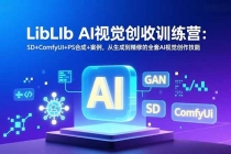 LibLIb AI视觉创收训练营：SD+ComfyUI+PS合成+案例，从生成到精修的全套AI视觉创作技能-臭虾米项目网