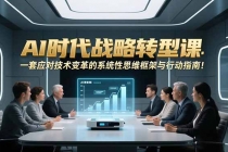 AI时代战略转型课:一套应对技术变革的系统性思维框架与行动指南!-臭虾米项目网