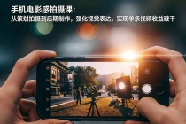 手机电影感拍摄课：从策划拍摄到后期制作，强化视觉表达，实现单条视频收益破千-臭虾米项目网