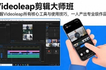 Videoleap剪辑大师班：掌握Videoleap所有核心工具与使用技巧，一人产出专业级作品-臭虾米项目网