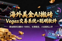海外美金操盘手技术，Vegas交易技术+聪明软件，日赚50-1000U，长期稳定，小白轻松上手。-臭虾米项目网