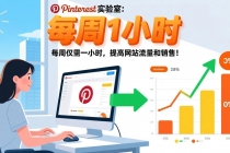 Pinterest实验室：每周仅需一小时，提高网站流量和销售！-臭虾米项目网