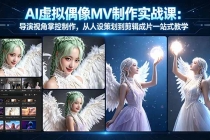 AI虚拟偶像MV制作实战教学：导演视角掌控制作，从人设策划到剪辑成片一站式教学-臭虾米项目网