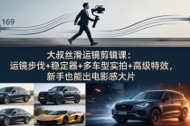 大叔丝滑运镜剪辑课：运镜步伐+稳定器+多车型实拍+高级特效，新手也能出电影感大片-臭虾米项目网
