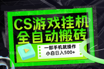 CSGO游戏挂机捡漏搬砖，超稳定的项目，带领1000+小白实现日入500+，数据可视频验证-臭虾米项目网