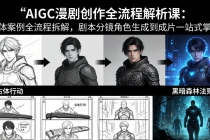 AIGC漫剧创作全流程解析课：三体案例全流程拆解，剧本分镜角色生成到成片一站式掌握-臭虾米项目网