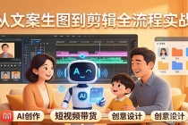 原创 AI 剧情短视频带货：AI+家庭剧情+带货广告，从文案生图到剪辑全流程实战-臭虾米项目网