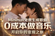 Minimax免费生成歌曲实测!0成本做音乐,说唱流行Lofi一键生成-臭虾米项目网