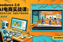 Seedance 2.0 AI电商实战课：不用实拍不出镜，批量生产爆款视频打爆GMV-臭虾米项目网