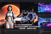 AIGC影视剪辑进阶课：DeepSeek生成脚本+Martini生成视频+剪辑后期，完整制作AI短片-臭虾米项目网