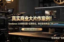 真实商业大片作案例！Seedance 2.0参数设置+后期优化，教你落地商业广告-臭虾米项目网