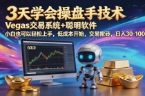 三天学会操盘手技术，vegas技术+聪明软件，小白也可以轻松上手，日入1000+-臭虾米项目网