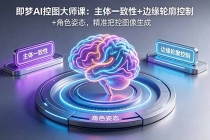 即梦AI控图大师课：主体一致性+边缘轮廓控制+角色姿态，精准把控图像生成-臭虾米项目网