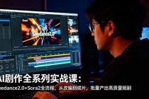 AI剧作全系列实战课：Seedance2.0+Sora2全流程，从改编到成片，批量产出高质量短剧-臭虾米项目网