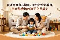 付费文章：普通家庭育儿指南，抓好社会化教育，四大维度培养孩子立足能力-臭虾米项目网