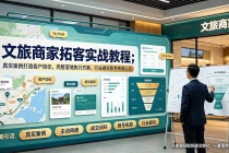 文旅商家拓客实战教程;真实案例打造客户信任,完整落地执行方案,行业避坑账号布局心法-臭虾米项目网