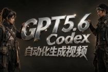 GPT5.6+Codex自动化视频生成:提示词设计×角色设定×封面海报×工作流思路,高效产出AI视频-臭虾米项目网